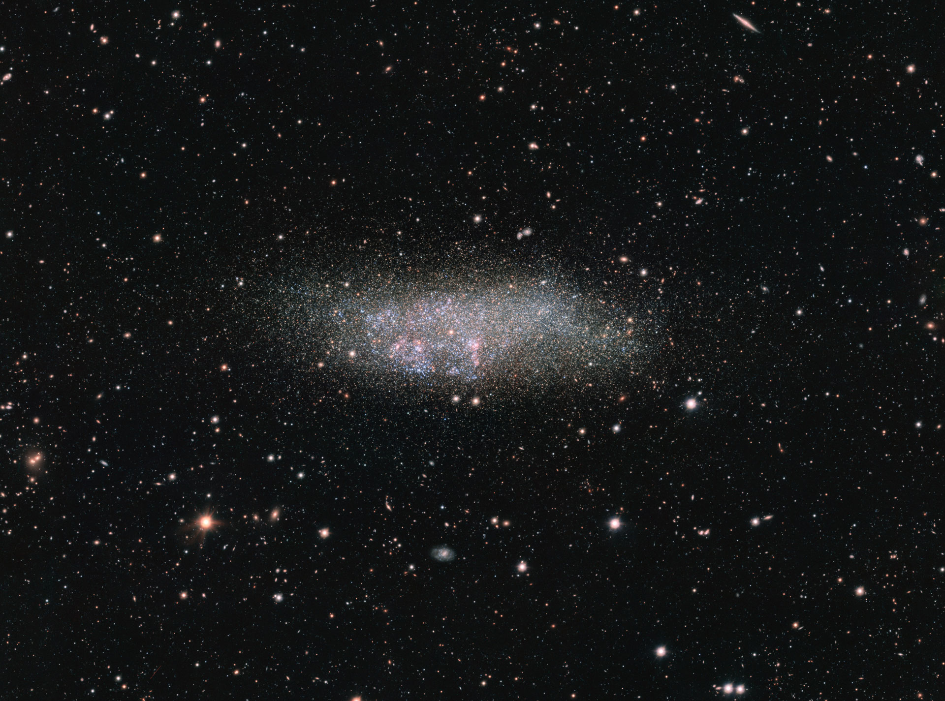 ESO Views Wolf Lundmark Melotte Galaxy